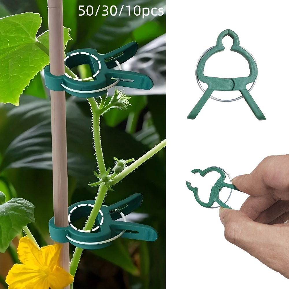 Essential Gardening Tools - 10/30/50 peças de Clipes Ajustáveis para