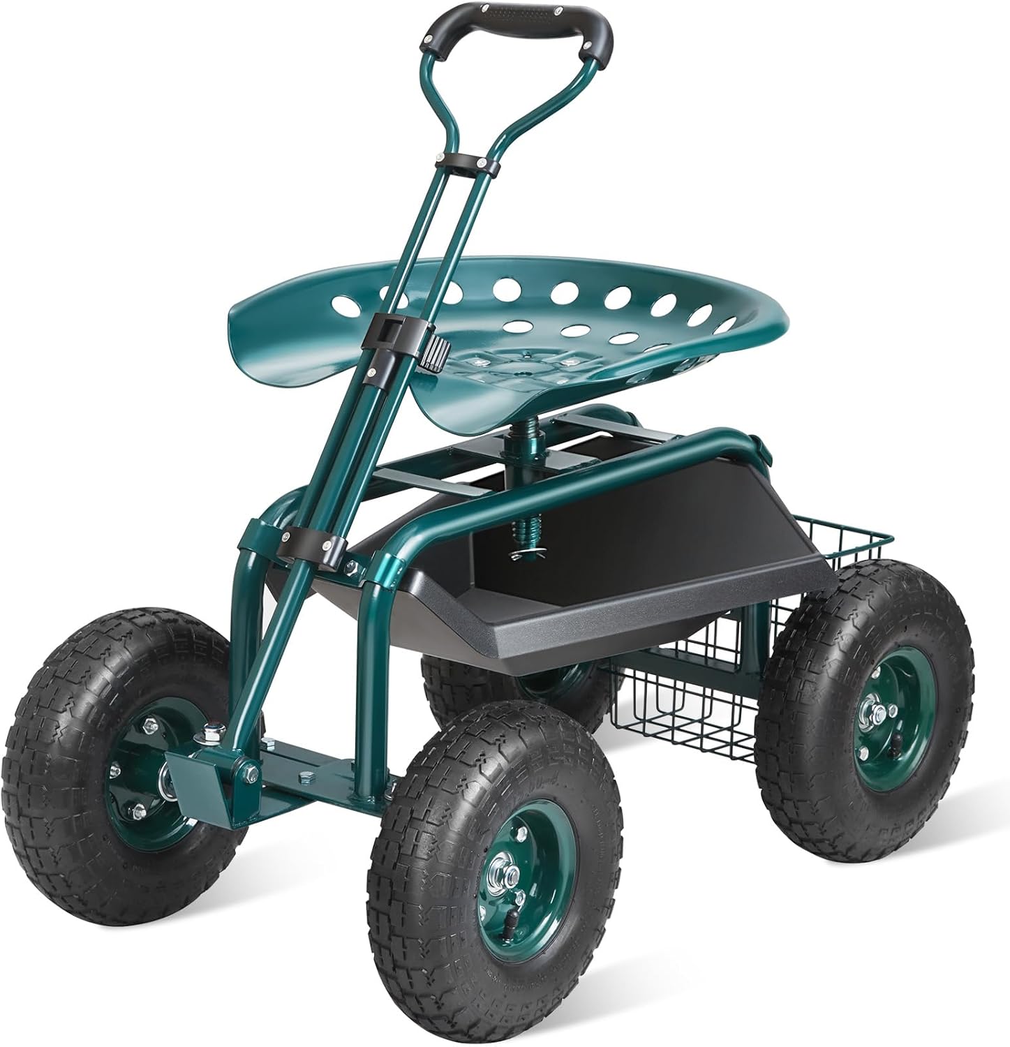 Gardening Yard Tools - Carrinho de Jardim com Assento e