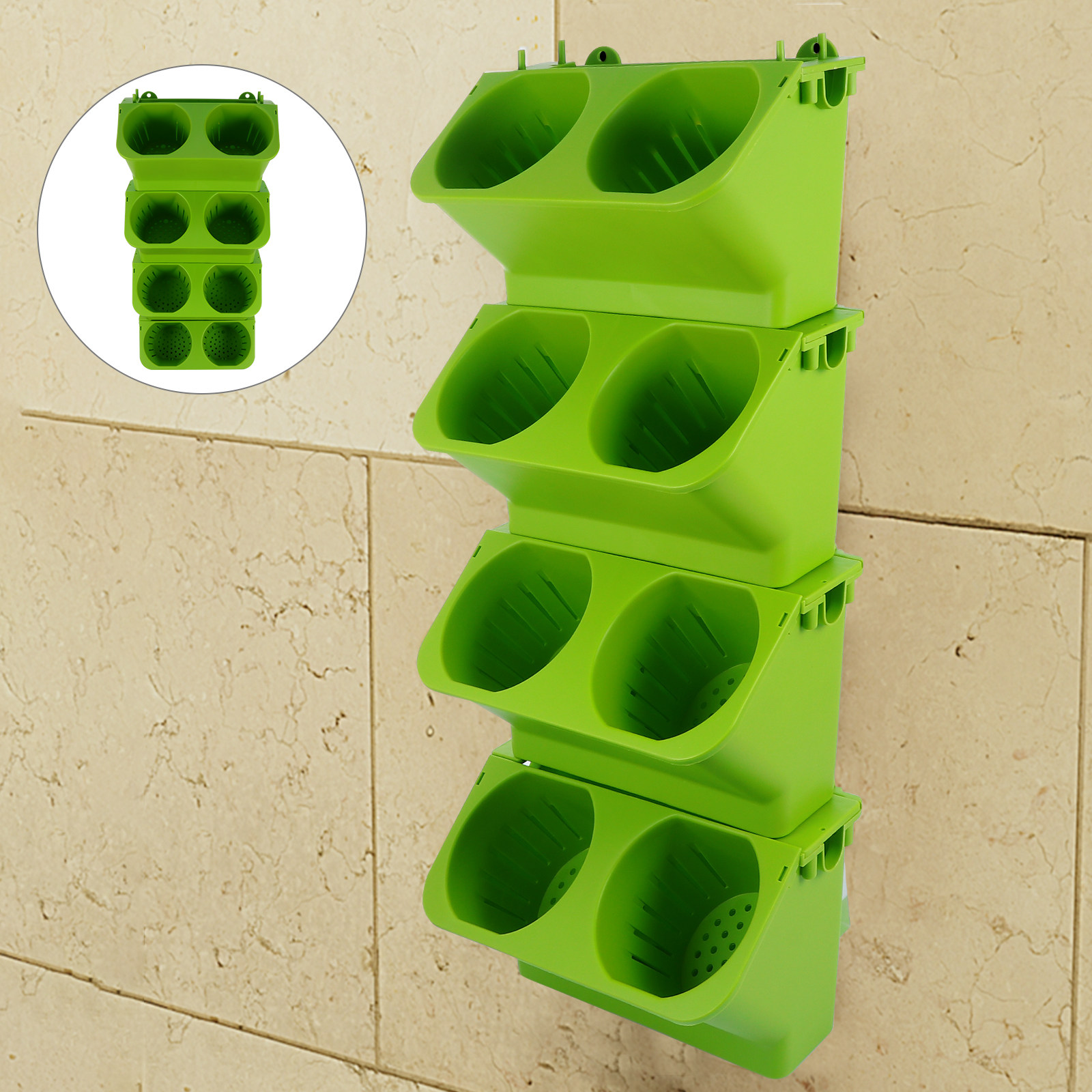 Conjunto de 4 Peças de Jardine - Self-Watering Planter avaliação e preço