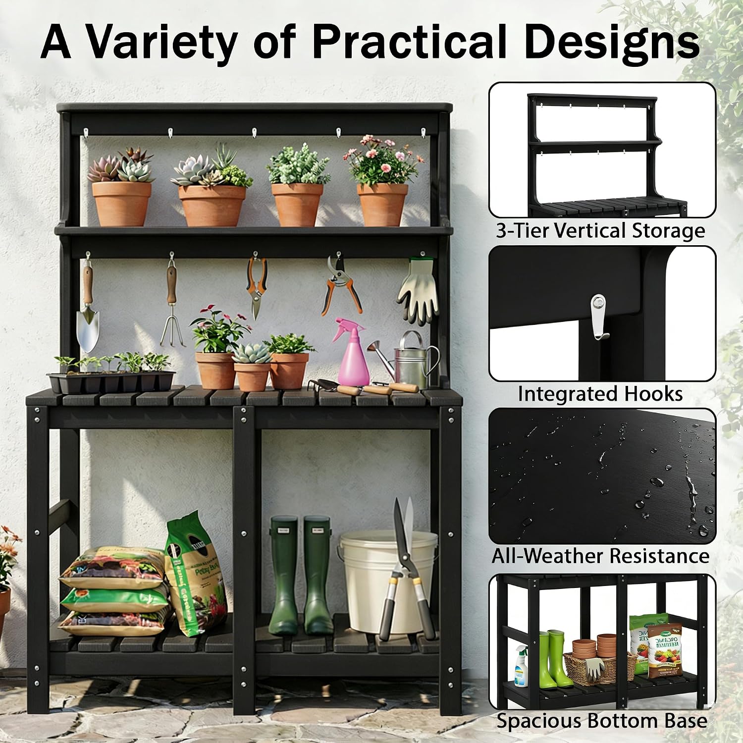 Bancada de Jardinagem em HDPE  - Gardening Tools Toolstation avaliação e preço