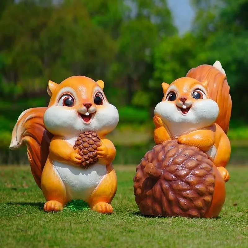 Escultura de fibra de vidro de - Gardening Tools Cartoon avaliação e preço