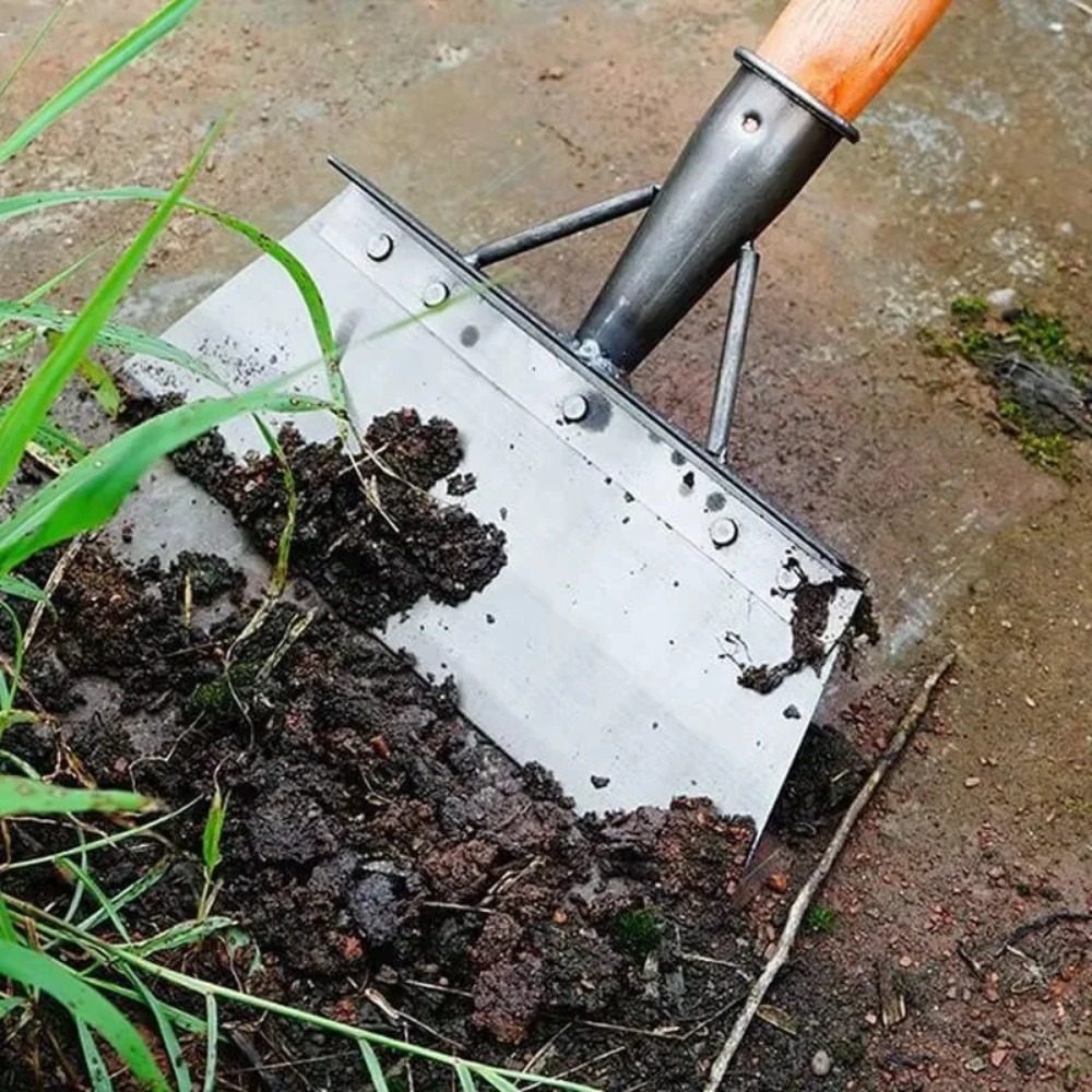 Pá de capina de aço inoxidável - Gardening Tools Hoe avaliação e preço