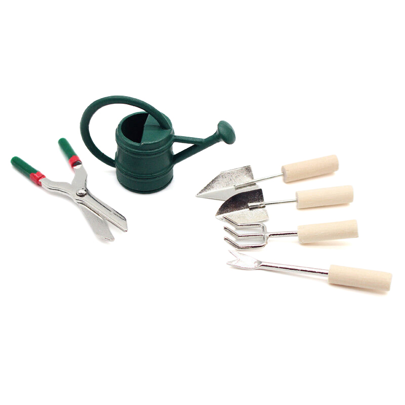 1/12 casa de bonecas simulação - Essential Gardening Tools avaliação e preço