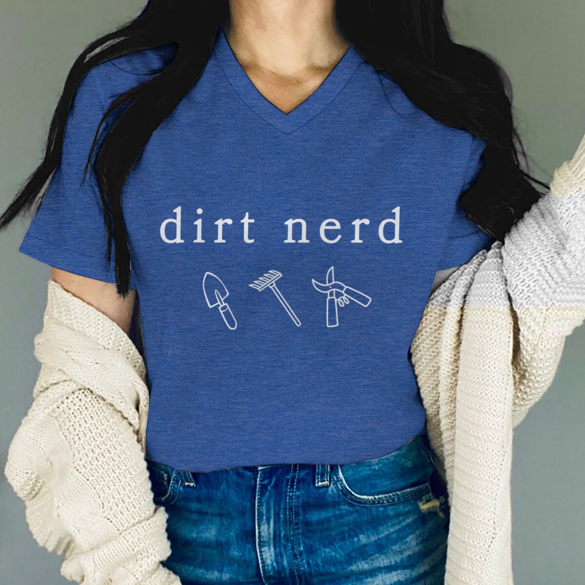 Camiseta feminina estampada Di - Gardening Tools Cartoon avaliação e preço