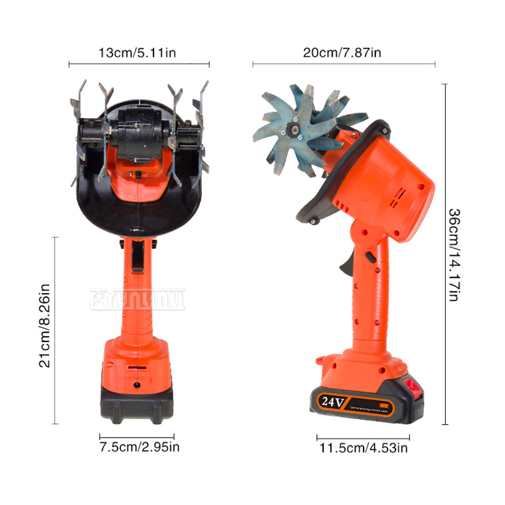 Micro leme de íon de lítio elé - Gardening Tools Hoe avaliação e preço