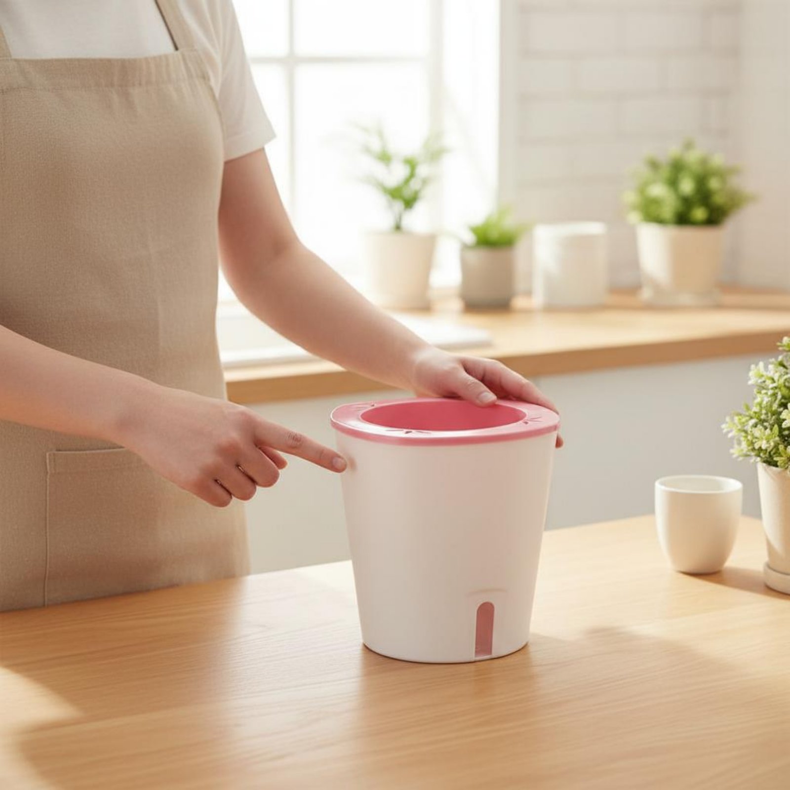 Vaso Autoirrigável Grande com  - Self-Watering Planter avaliação e preço