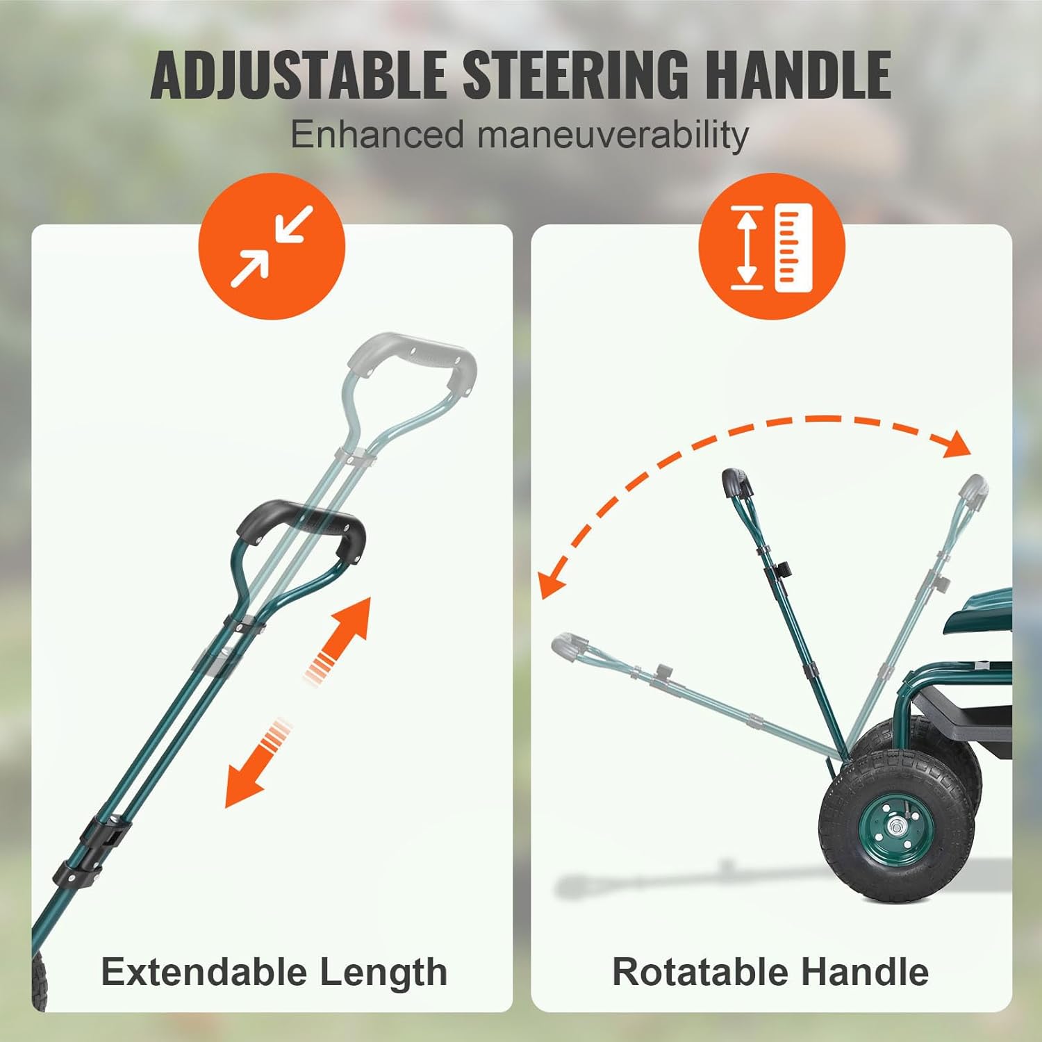 Carrinho de Jardim com Assento - Gardening Yard Tools avaliação e preço