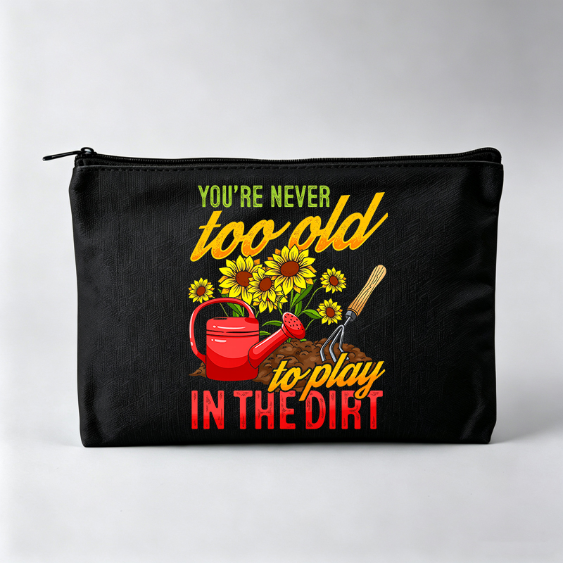 Bolsa de Maquiagem com Estampa - Gardening Tools Cartoon avaliação e preço