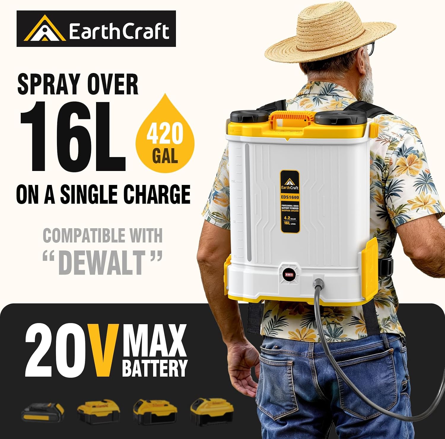 Pulverizador Costal a Bateria  - Gardening Yard Tools avaliação e preço