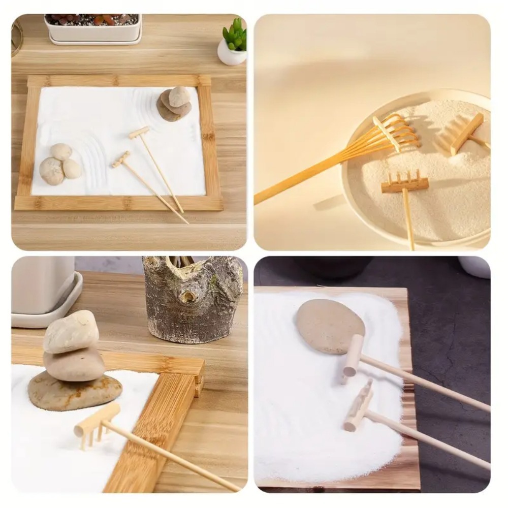 Conjunto de 6 Mini Rakes de Ba - Gardening Tools In Japan avaliação e preço